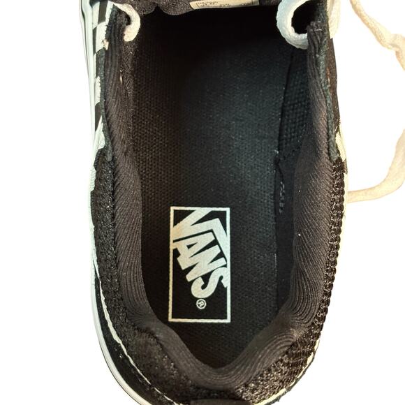 NIB Vans Filmore Checkerboard Casual Shoes, Black Youth Size 3 / Womens 5 Skater - Picture 4 of 15